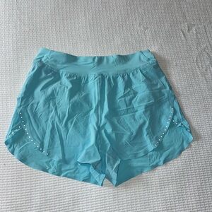 Lululemon Fast and Free Women’s Shorts - size 6 (Cyan Blue)